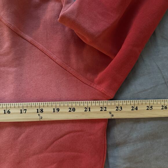 Re/Done Sweatshirt Oversized Crewneck Red Ombre Size XS - Picture 2 of 6